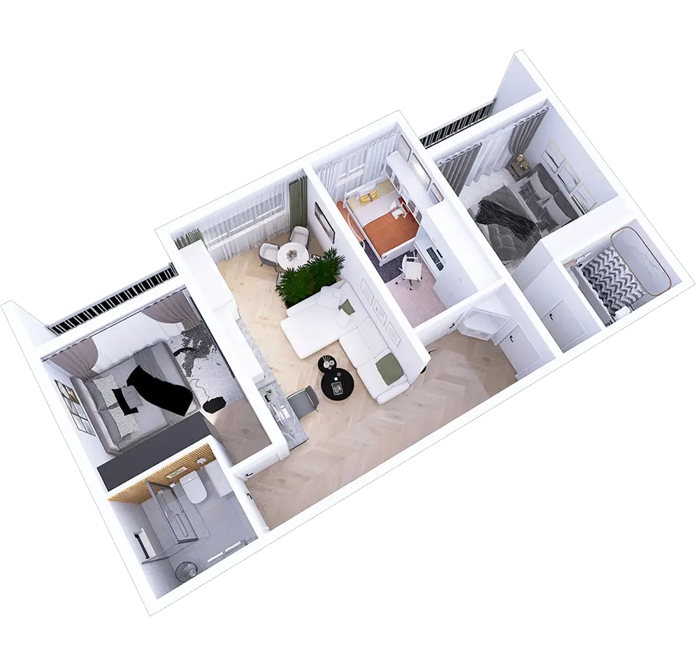 Apartament 4 camere Suceava | Apartamente noi Ovimansard
